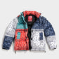 Paisley Block Herren Puffer Jacket NF0502KS - StreetwearSociety - Inspired by the Streets, Driven by Culture