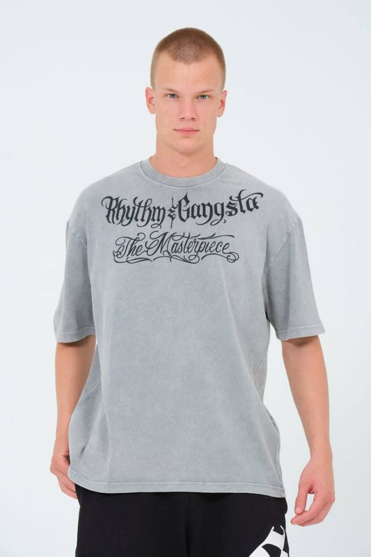 Rhythm Gangsta Tshirt Washed Look - StreetwearSociety - Inspired by the Streets, Driven by Culture