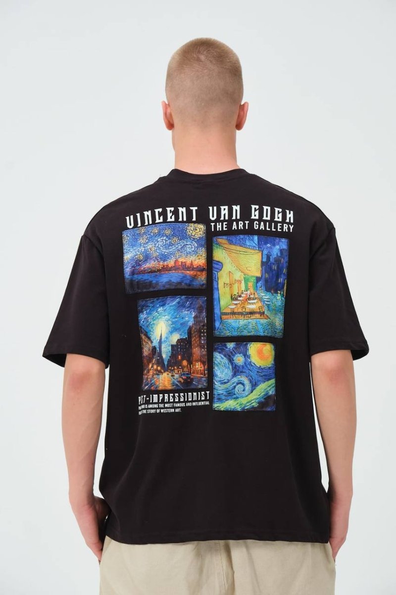 UNISEX Tshirt mit Patch VanGogh Oversize