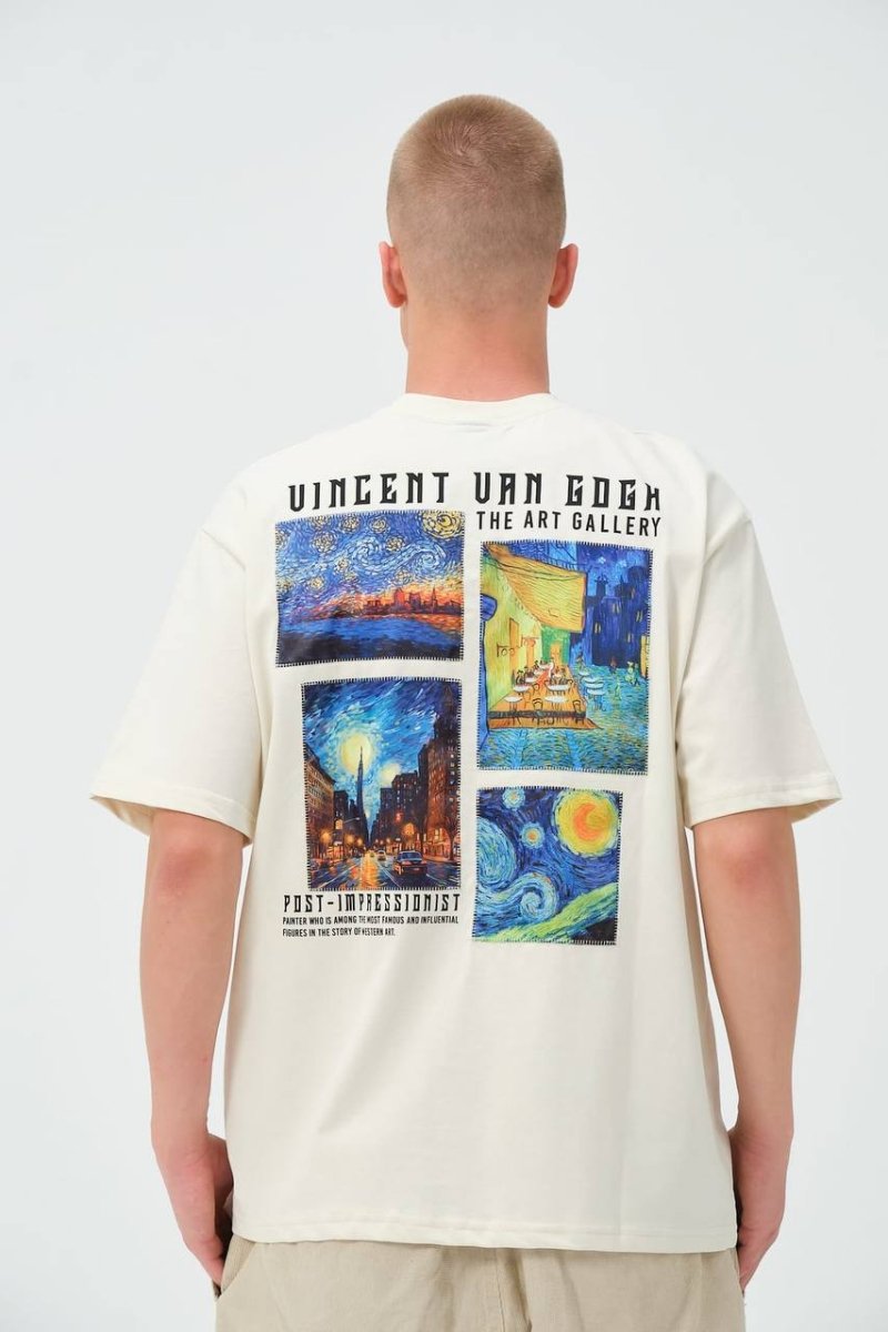 Tshirt mit Patch VanGogh - StreetwearSociety - Inspired by the Streets, Driven by Culture