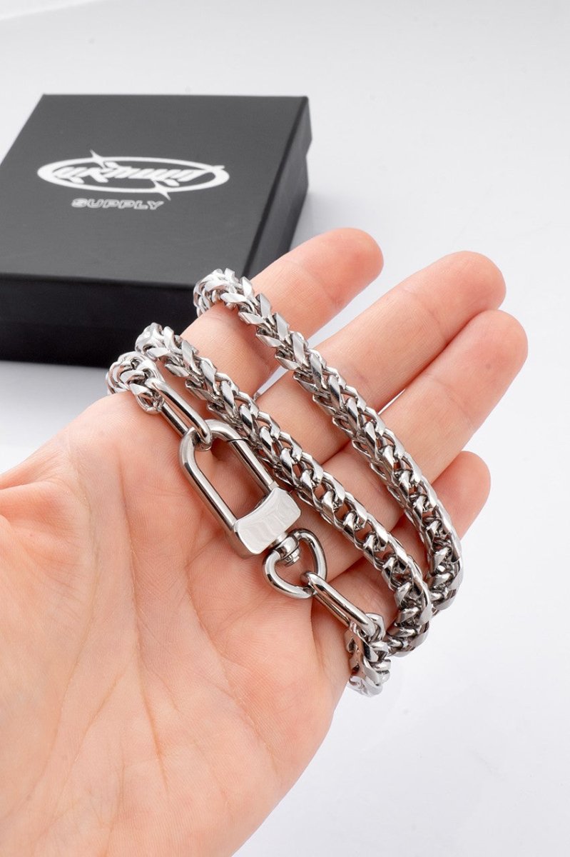 UKHWD Steel Special Lock Chain Necklace - StreetwearSociety - Inspired by the Streets, Driven by Culture